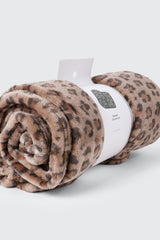 Leopard Print Throw Blanket