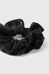 Lace Ruffle Scrunchie