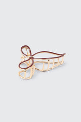 Mini Metal Bow Hair Claw