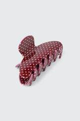 Polka Dot Hair Claw