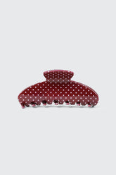 Polka Dot Hair Claw