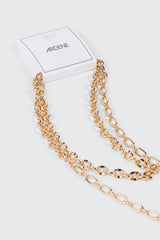Two-Row Y Shape Chain Necklace