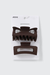 2-Pack Butterfly & Rectangle Hair Claws