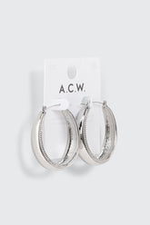 Textured Band Hoops