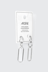 Double Link Drop Earrings