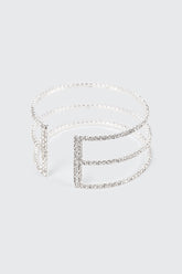 3 Row Rhinestone Bracelet