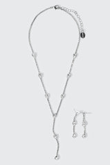 Rhinestone Necklace Set