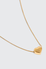 14K Gold Plated Heart Necklace