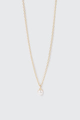14K Gold-Plated June Birthstone Necklace