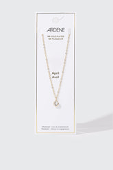 14K Gold-Plated April Birthstone Necklace