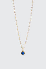 14K Gold-Plated December Birthstone Necklace