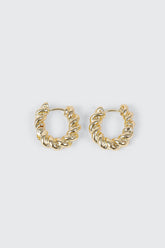 14K Gold Plated Hoop Earrings