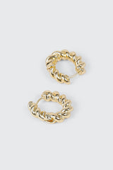14K Gold Plated Hoop Earrings