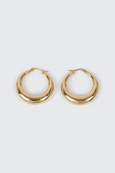 14K Gold Plated Hoops