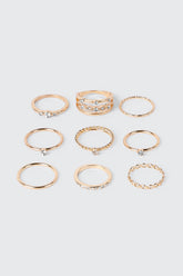 9-Piece Mixed Ring Set