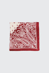 Paisley Print Square Scarf