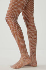 Classic Red Fishnet Tights