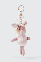 Velvet Bunny Keychain