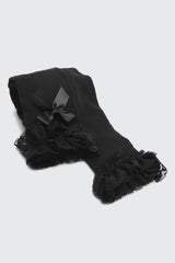 Lace Trim Bow Over the Knee Socks