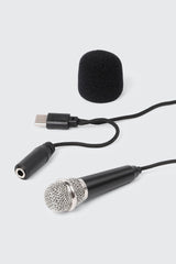 Mini Microphone with USB-C Adapter