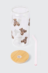 Teddy Bear Print Tumbler