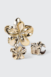 3-Pack Tropical Flower Hair Claws