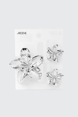3-Pack Tropical Flower Hair Claws