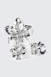 3-Pack Tropical Flower Hair Claws