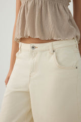 Low Rise Rigid Denim Jorts