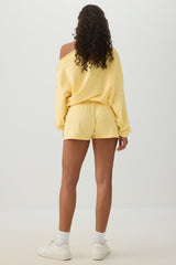 Contrast Drawcord Knit Shorts