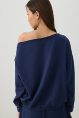 Off Shoulder Oversized Sweatshirt