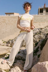Open Stitch Crochet Pant