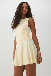 Ruched Mini Dress