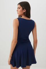 Ruched Mini Dress