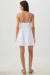 Textured Knit Babydoll Dress