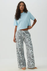 Wide Leg Knit Pants