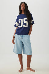 Relaxed Fit Sport Jersey T-Shirt