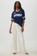 Oversized Football Mesh T-Shirt