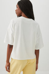 Lemon Print Drop Shoulder T-Shirt