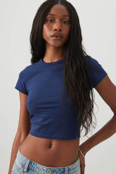 Basicore⢠Fitted Crop T-Shirt