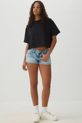 BASICORE⢠Boxy Cropped T-Shirt