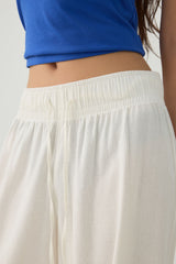 High Rise Linen Blend Pants