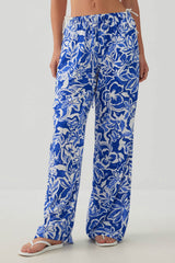 Mid Rise Slouchy Wide Leg Pant