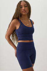 Crop Tank Top With Built In Bra