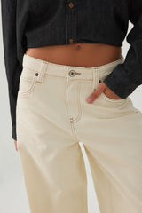 The Indie Fit High Rise Barrel Jean