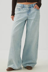 The Off-Duty Fit Low Rise Wide Leg Jean
