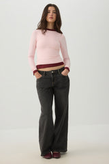 The Off-Duty Fit Low Rise Wide Leg Jean