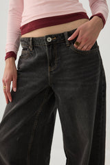 The Off-Duty Fit Low Rise Wide Leg Jean