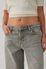 The Off-Duty Fit Low Rise Wide Leg Jean