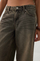 The Off-Duty Fit Low Rise Wide Leg Jean